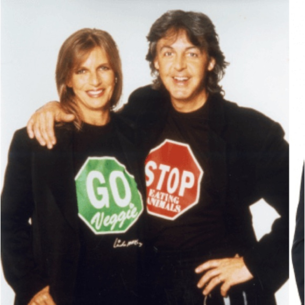 Linda Mc Cartney Go Veggie Sweatshirt.